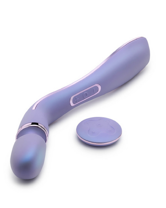 Blush Vibrator Wellness Eternal Slim Ergonomic Powerful Remote Control Wand - Lavender