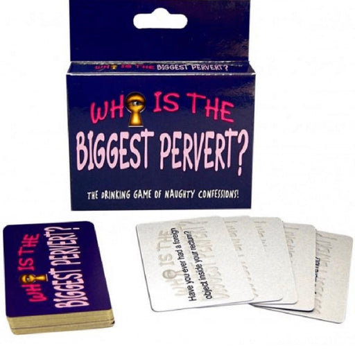 Who is the Biggest Pervert? Drinking Card Game