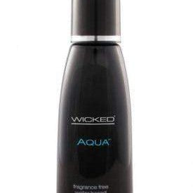 Wicked Sensual Care Lubricant 2 oz Wicked Aqua Fragrance Free Water Based Lubricant - Various Sizes