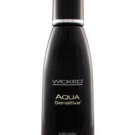 Wicked Sensual Care Lubricant Wicked Aqua Sensitive Unscented Water Based Lube 4 oz