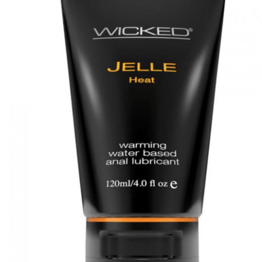 Wicked Lubes Lubricant Wicked Jelle Heat Warming Anal Lubricant - 4 oz