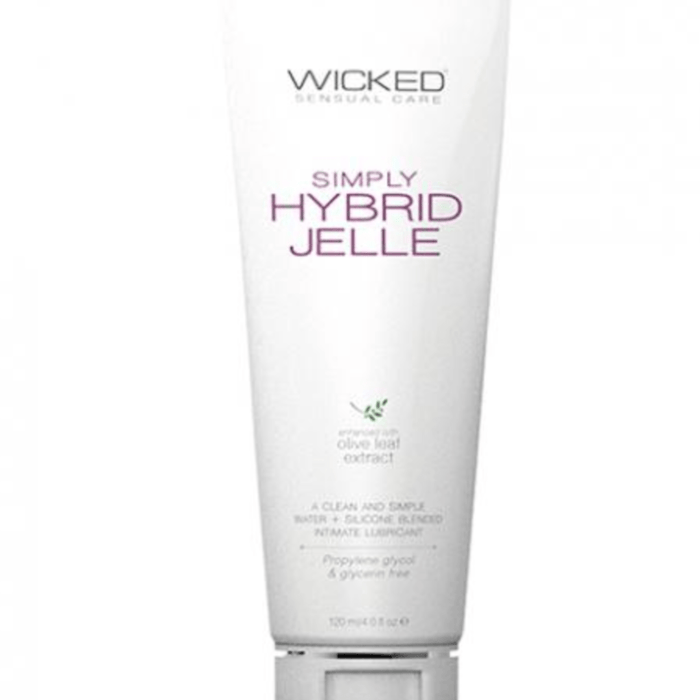 Wicked Lubes Lubricant Wicked Simply Hybrid Jelle Lubricant  4 oz