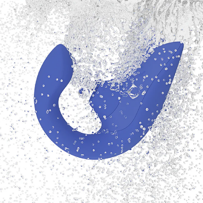 Womanizer Blend Pleasure Air Clitoral & G-Spot Rabbit - Blue