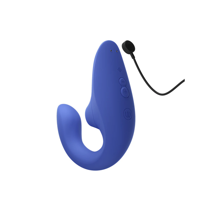 Womanizer Blend Pleasure Air Clitoral & G-Spot Rabbit - Blue