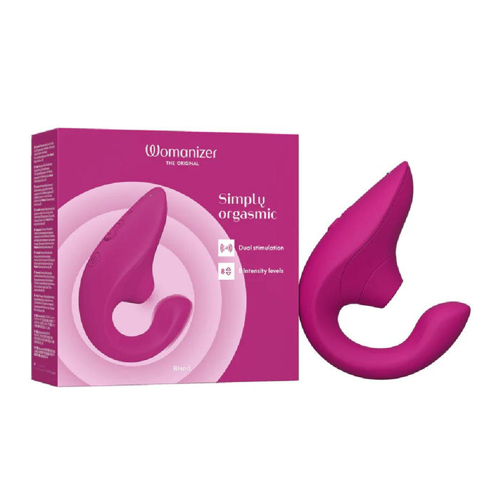 Womanizer Blend Pleasure Air Clitoral & G-Spot Rabbit - Pink