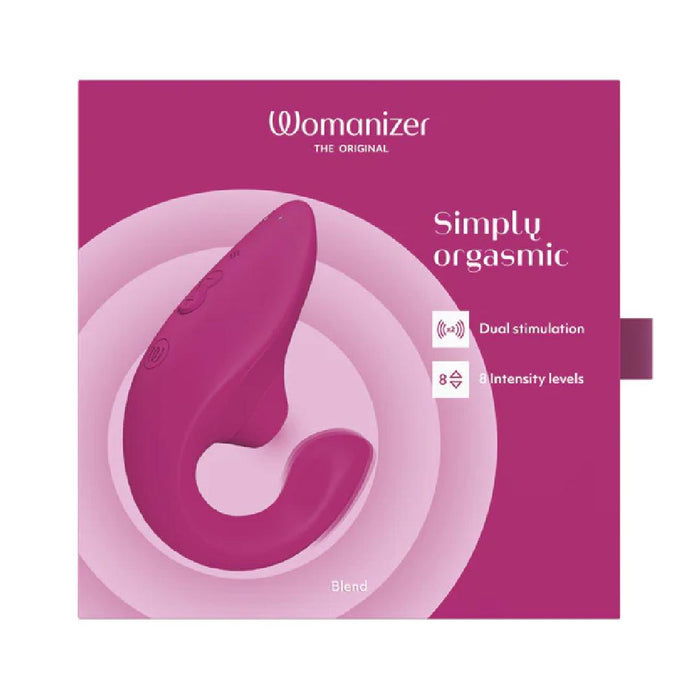 Womanizer Blend Pleasure Air Clitoral & G-Spot Rabbit - Pink