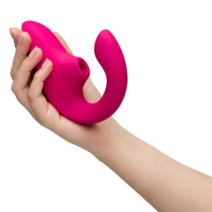 Womanizer Blend Pleasure Air Clitoral & G-Spot Rabbit - Pink