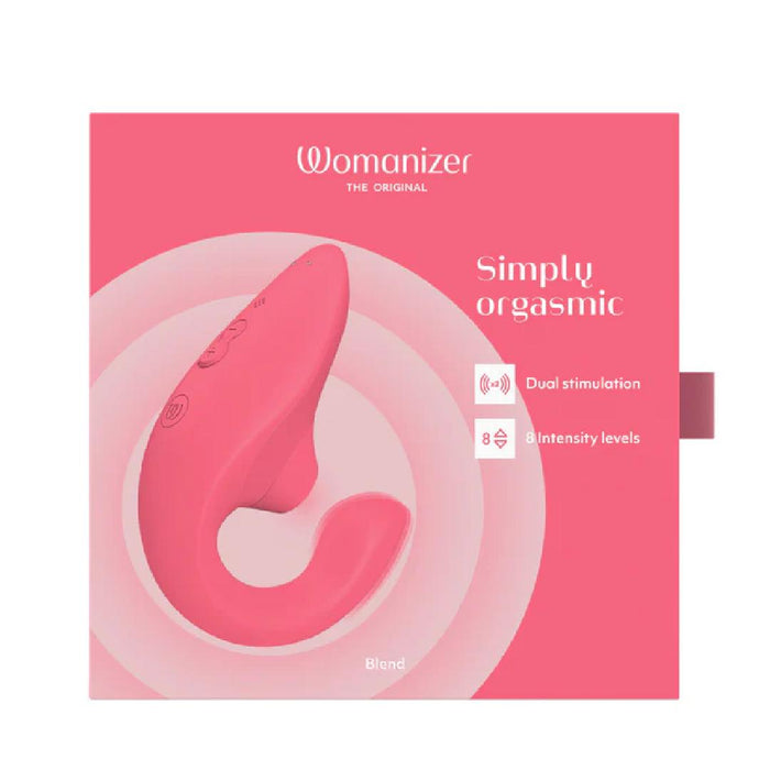Womanizer Blend Pleasure Air Clitoral & G-Spot Rabbit - Rose