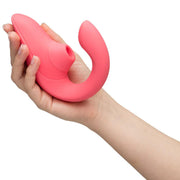Womanizer Blend Pleasure Air Clitoral & G-Spot Rabbit - Rose