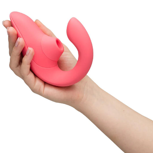 Womanizer Blend Pleasure Air Clitoral & G-Spot Rabbit - Rose