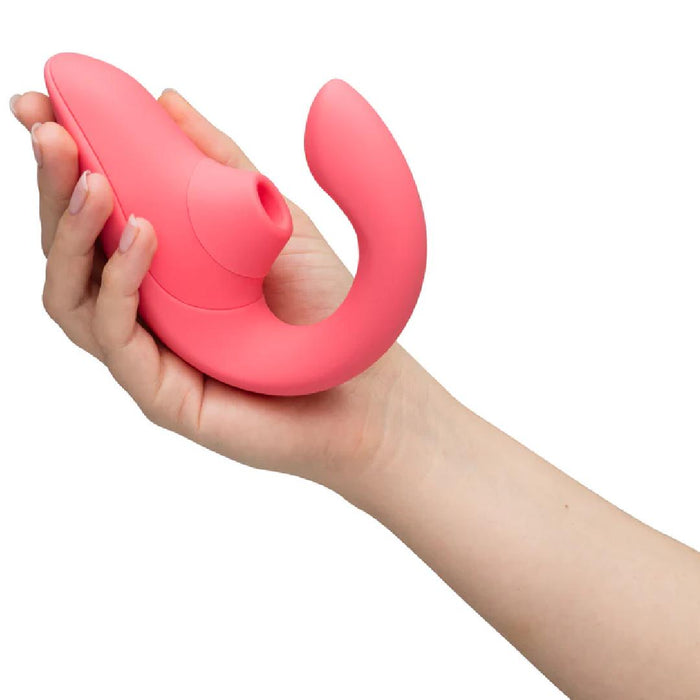 Womanizer Blend Pleasure Air Clitoral & G-Spot Rabbit - Rose