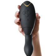 Womanizer Duo 2 Pleasure Air Clitoral & G-Spot Rabbit - Black