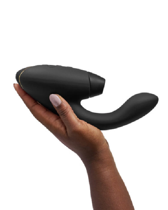 Womanizer Rabbit Vibrator Womanizer Duo 2 Pleasure Air Clitoral & G-Spot Rabbit - Black