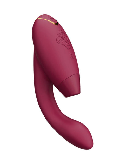 Womanizer Rabbit Vibrator Womanizer Duo 2 Pleasure Air Clitoral & G-Spot Rabbit - Bordeaux