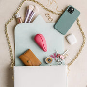 Womanizer Liberty 2 Pleasure Air Travel Sized Clitoral Stimulator - Rose