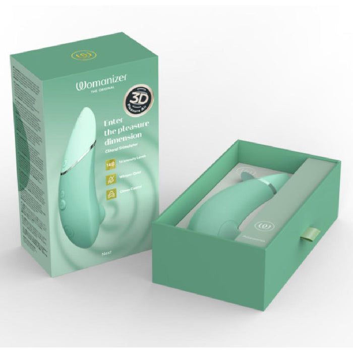 Womanizer Next Pleasure Air Clitoral Vibrator - Sage Green