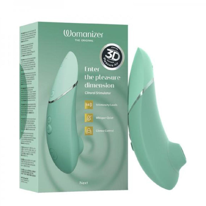 Womanizer Next Pleasure Air Clitoral Vibrator - Sage Green