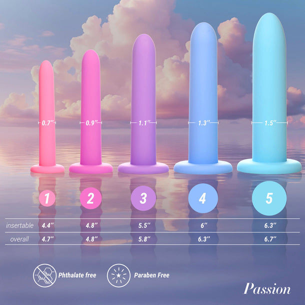 Silicone Pelvic Kegel Exerciser Dilator Set
