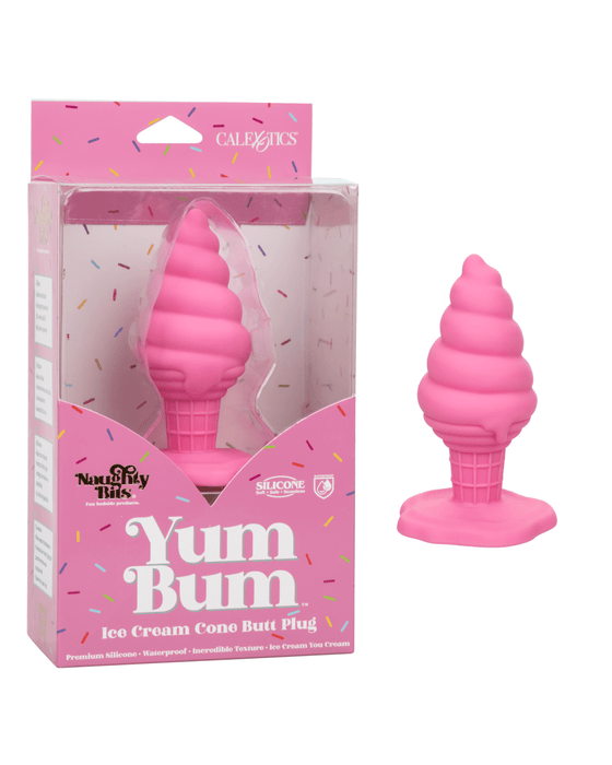 CalExotics Anal Toy Yum Bum Pink Ice Cream Butt Plug