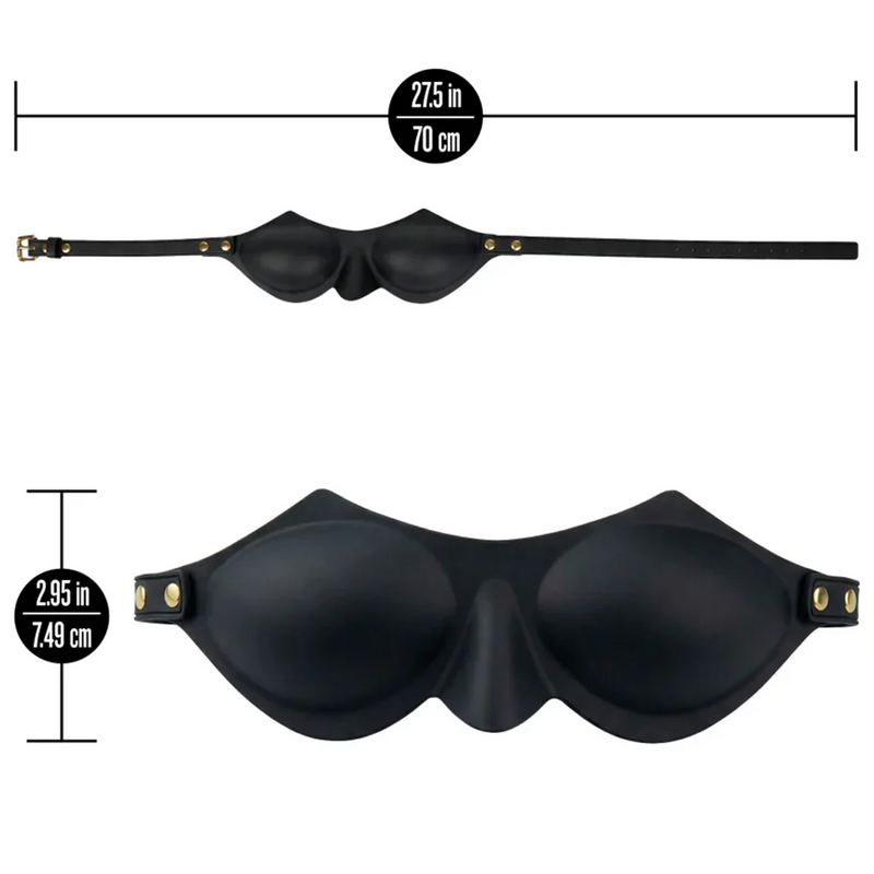 Temptasia Ardor - Silicone Blindfold - Black