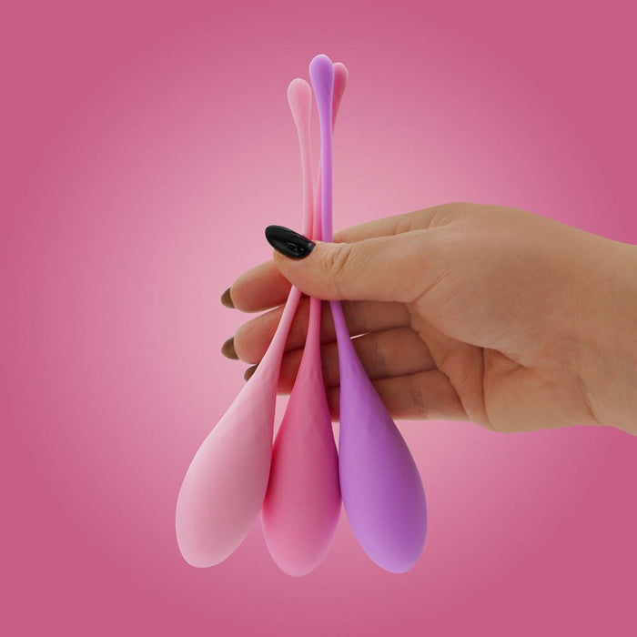 Deluxe Silicone Kegel Exercise Set 6 Weights