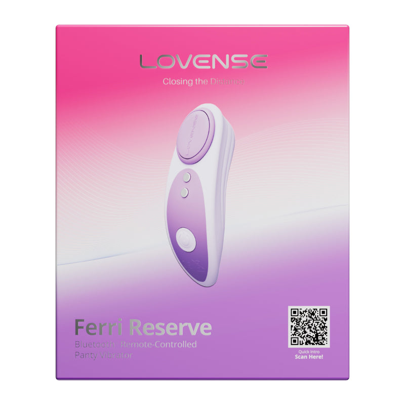 Lovense Ferri Reserve App-Controlled Wearable Clitoral Panty Vibrator