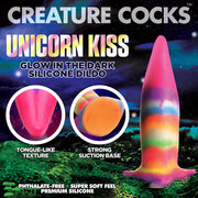 Unicorn Kiss Unicorn Tongue Glow-in-the-dark 8.5 Inch Silicone Dildo
