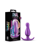 Blush Anal Toy Anal Adventures Matrix Quantum Plug Galactic Purple