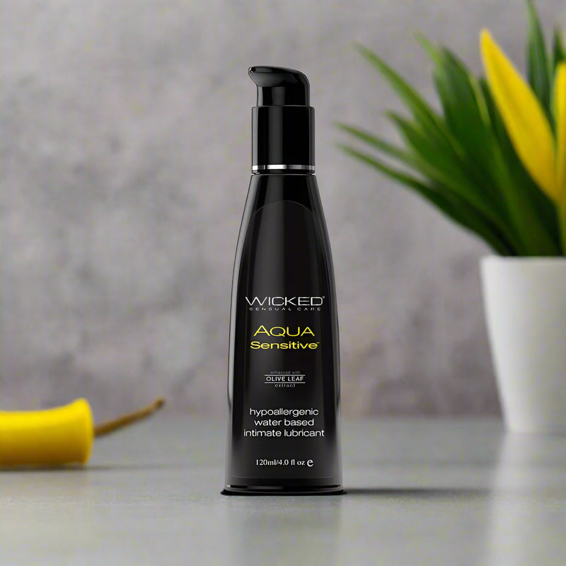 Wicked Aqua Sensitive Unscented Water Based Lube 4 oz