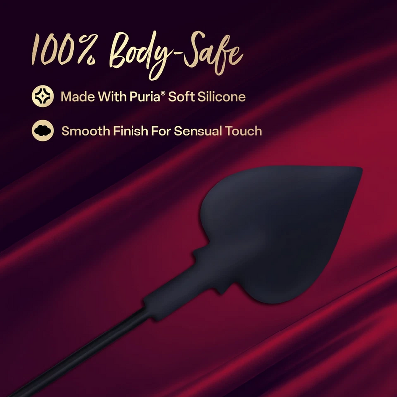 Temptasia Ardor - Silicone Spade Crop - Black
