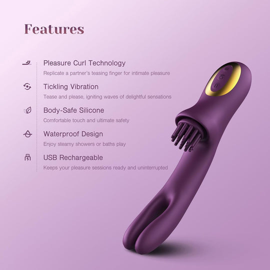 Elatia G-Spot Stroking & Clit Tickling Rabbit Vibrator by Tracy's Dog