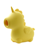 Creative Conceptions Vibrator Bean Blossom Unicorn Shaped Licking Tongue Vibrator - Yellow