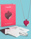 Tracy's Dog Vibrator Beating Love Silicone Heart-Shaped Necklace Vibrator by Tracy's Dog