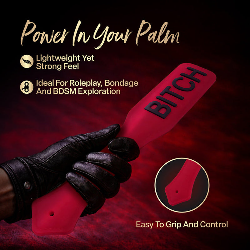 Temptasia Ardor - Silicone Bitch Paddle - Red