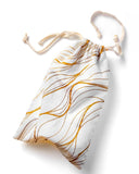 Blush Storage Blush Embrace White & Gold Toy Storage Bag