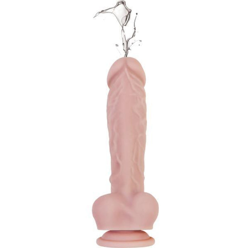 Big Shot Silicone Vibrating Squirting Dildo - Vanilla