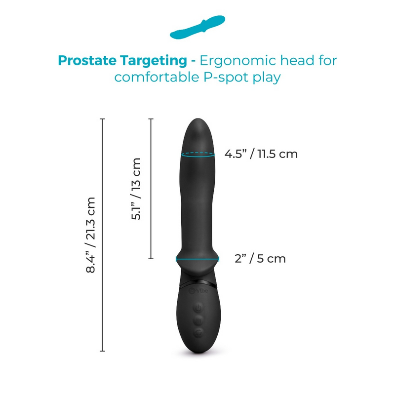 b-Vibe Rimming P-Spot Rotating & Vibrating Prostate Massager