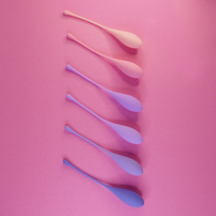 Deluxe Silicone Kegel Exercise Set 6 Weights