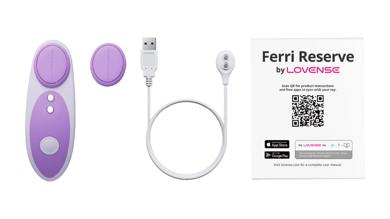 Lovense Ferri Reserve App-Controlled Wearable Clitoral Panty Vibrator