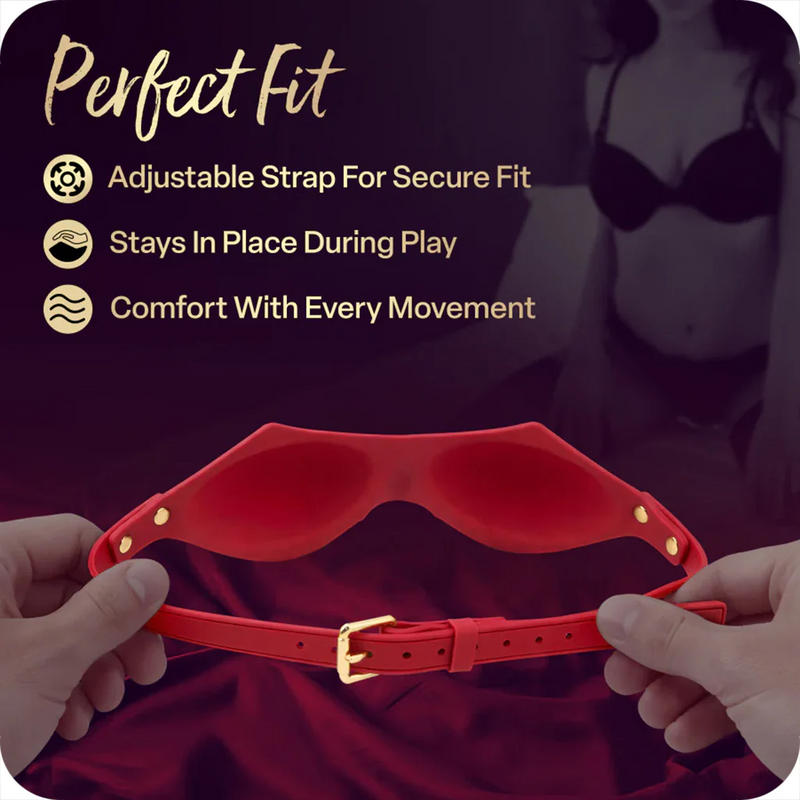 Temptasia Ardor - Silicone Blindfold - Red