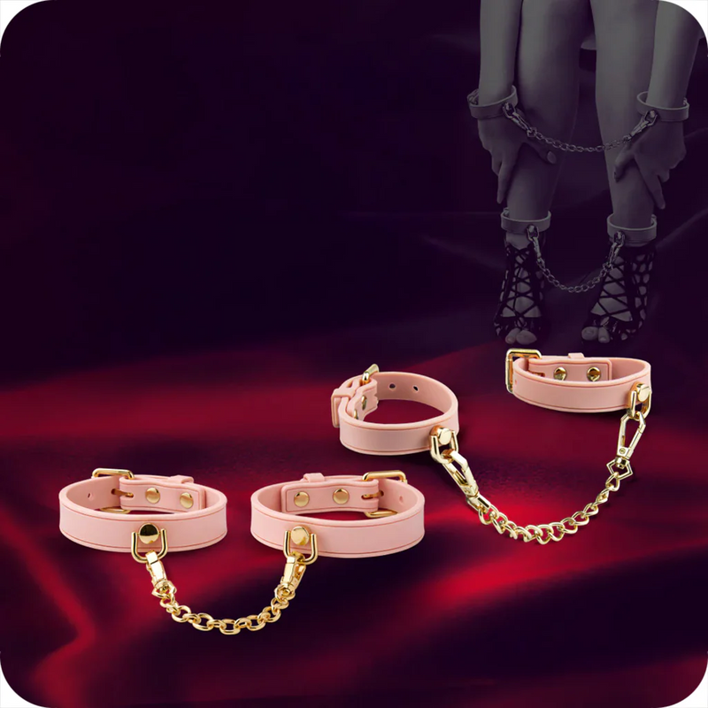 Temptasia Ardor - Silicone Wrist & Ankle Restraints - Pink