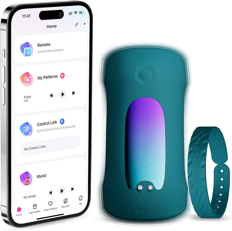 Lovense Gush 2 Motion App-Controlled Vibrating Oscillating Penis Stroker