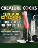 XR Brands Dildo Centaur Explosion Squirting 9.5 inch Silicone Fantasy Horse Dildo