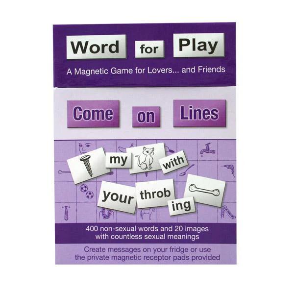 Come On Lines Magnetic Dirty Word Game