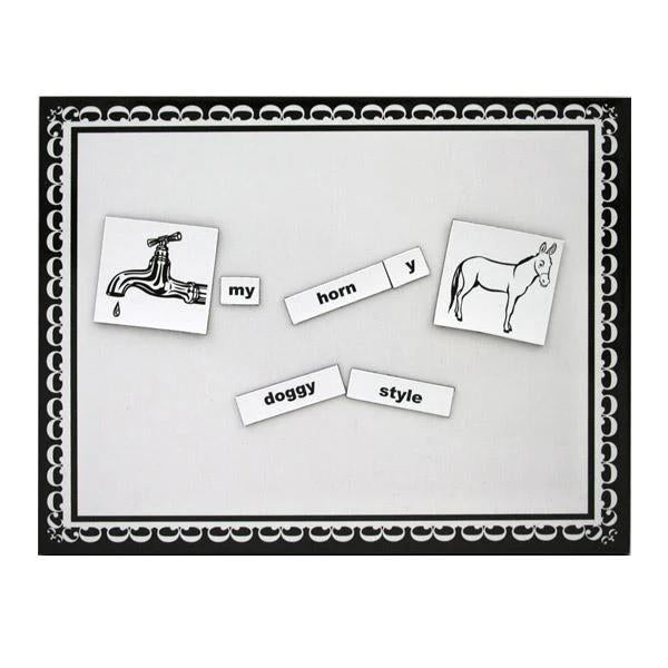Come On Lines Magnetic Dirty Word Game