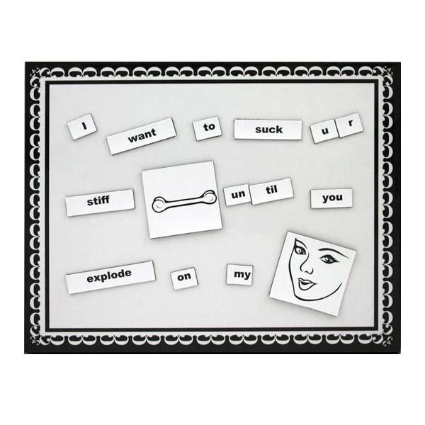 Come On Lines Magnetic Dirty Word Game