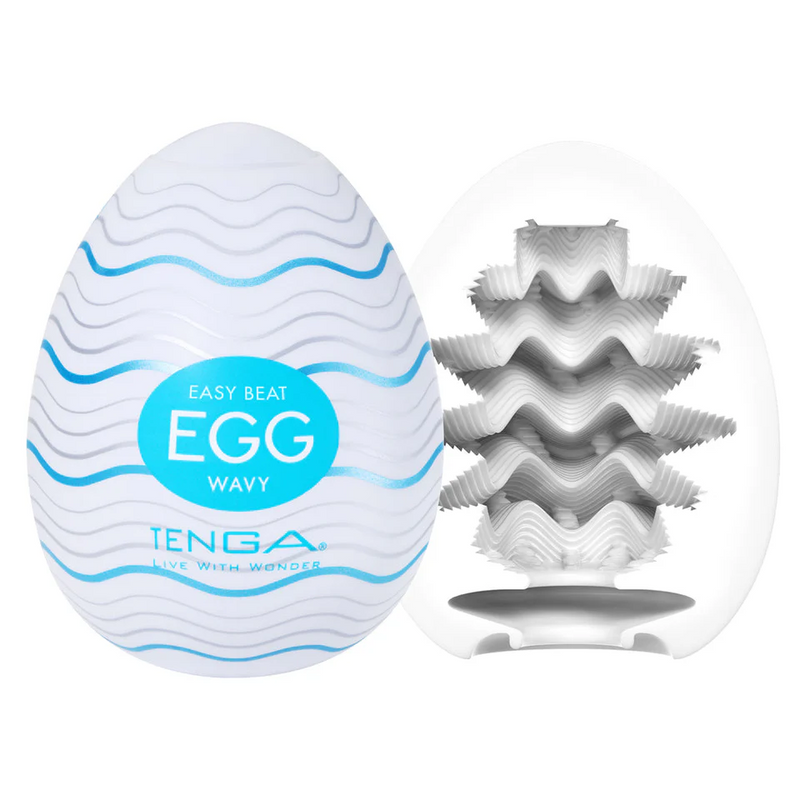 Tenga Egg Disposable Penis Masturbator - Wavy