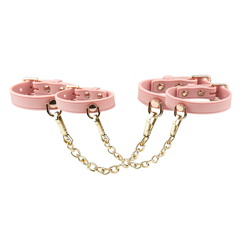 Temptasia Ardor - Silicone Wrist & Ankle Restraints - Pink