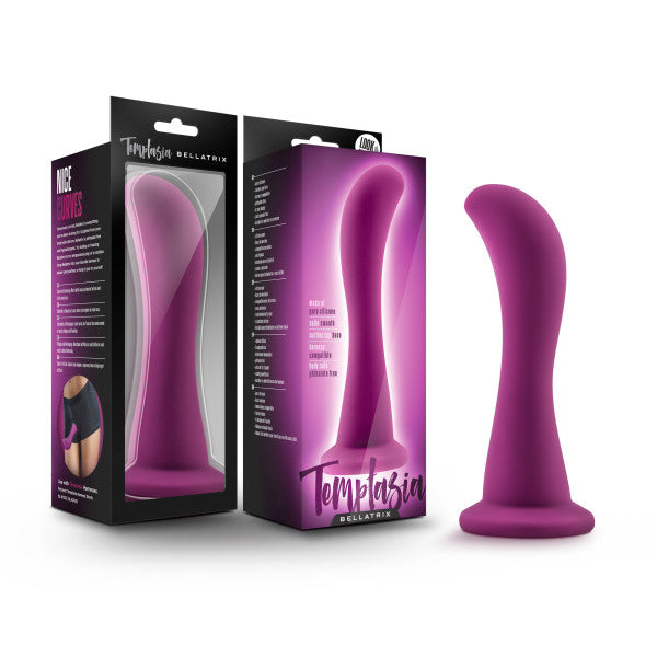 Temptasia Bellatrix 6.25 Inch G-Spot Dildo - Plum Purple