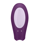 Satisfyer Vibrator Double Joy Wearable App Controlled Couples Vibrator - Purple